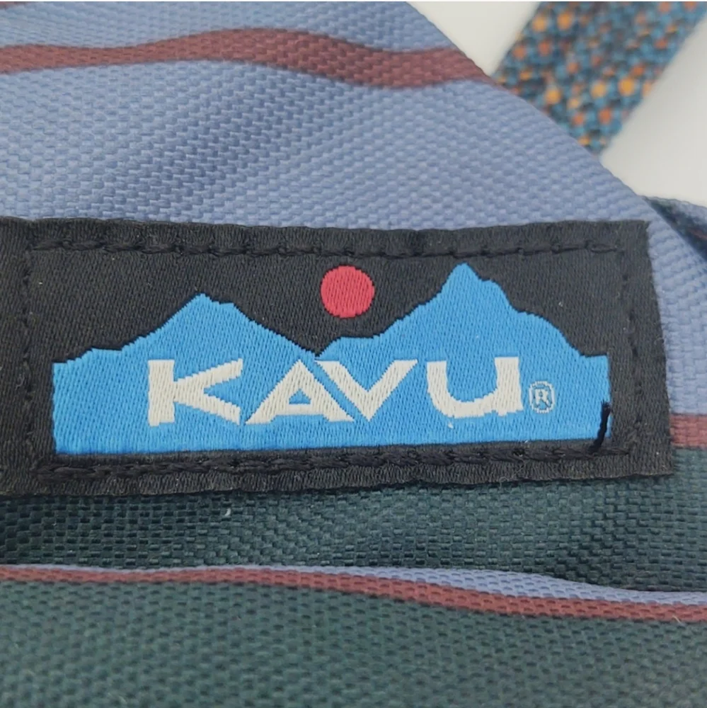 KAVU Sling Backpack Gorpcore Travel Errands Blue Colorblock